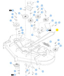 Hustler OEM 797720 Mower Deck Belt Fits Hustler 54" Raptor Flip-Up and 2005 - 2007 ATZ, Super Z, Super Z HD with 60" XR7 Mower Deck.