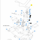 Hustler OEM 797720 Mower Deck Belt Fits Hustler 54" Raptor Flip-Up and 2005 - 2007 ATZ, Super Z, Super Z HD with 60" XR7 Mower Deck.