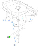 Hustler OEM Recycler/Mulching Mower Blade 794214 Fits Super 104", 36" Trimstar, 42" Raptor SD, 60" Models (With Exception of Super SF).