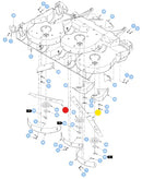 Hustler OEM Recycler/Mulching Mower Blade 794214 Fits Super 104", 36" Trimstar, 42" Raptor SD, 60" Models (With Exception of Super SF).