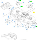 Hustler OEM 605510 Mower Deck Belt Fits Hustler Late and Current 60" Side Discharge FasTrak and 54" Rear Discharge X-ONE Models.