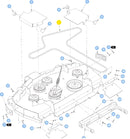 Hustler OEM 605510 Mower Deck Belt Fits Hustler Late and Current 60" Side Discharge FasTrak and 54" Rear Discharge X-ONE Models.