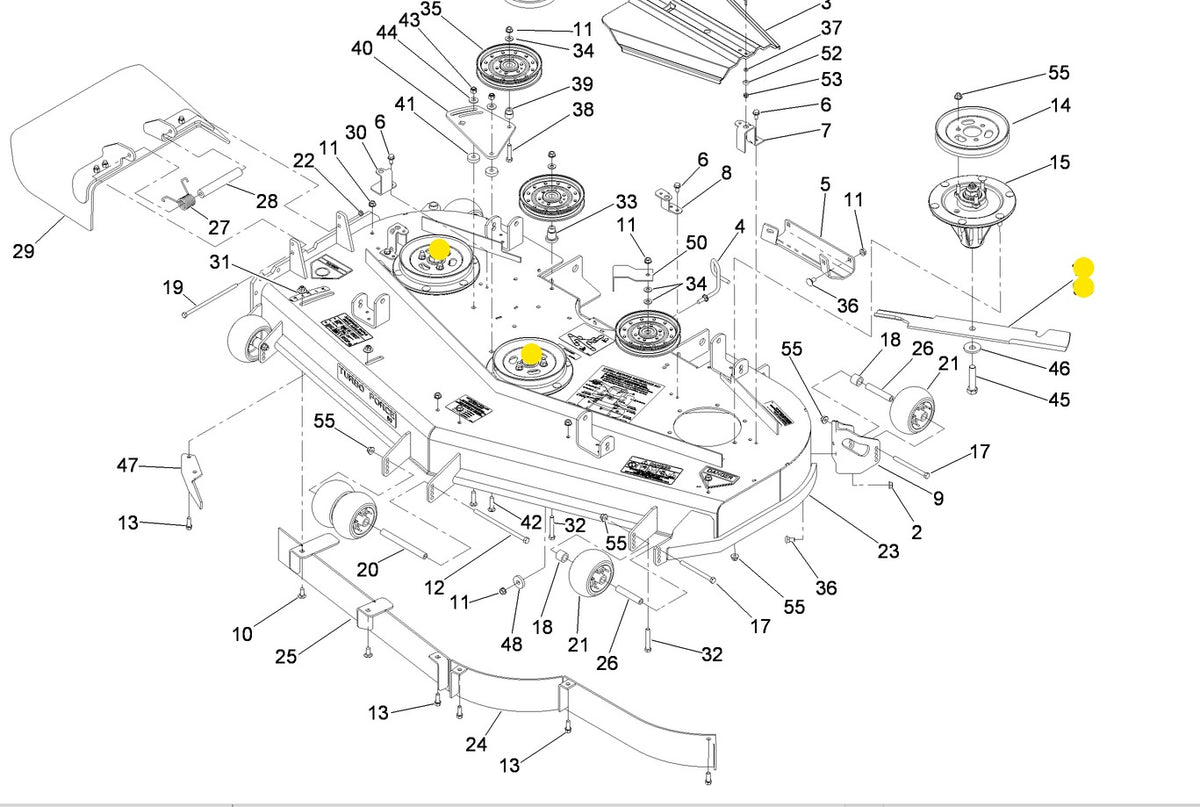 20 In Lawn Mower Blade 3-Pack Oregon Lawn Mower Blades For Toro 60" Cut - Replaces 105-7718-03, 1057718 Toro 60 Inch Cut Blades - Foto 9