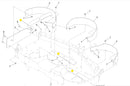 Toro OEM Recycler/Mulching Mower Blade 133-2162 fits 52" Titan HD and Z Master 2000 (EXCEPTION OF MODEL 74143).