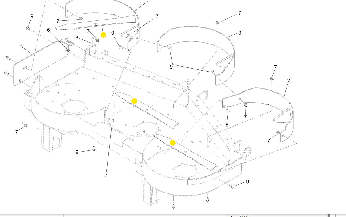 セール Toro OEM Recycler/Mulching Mower Blade 115-5002-03 fits Toro 60 
