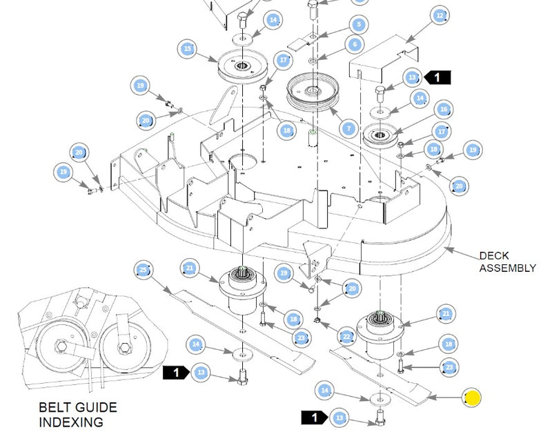 Hustler OEM 600900 Standard/LO-LIFT Mower Blade Fits 36" Trimstar and FasTrak Models with Non-Matching Mower Deck Blades.