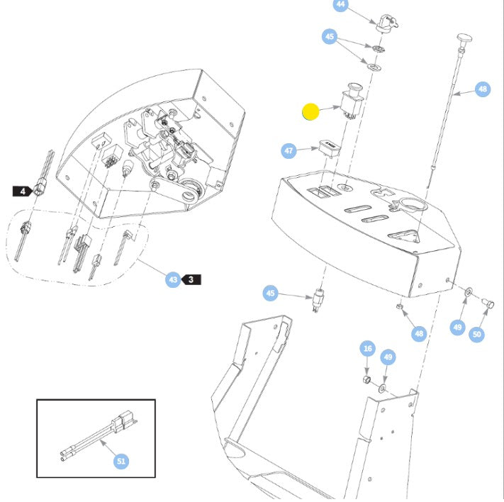 Hustler OEM Universal PTO Switches 776476P Fits ALL Hustler Mower Models