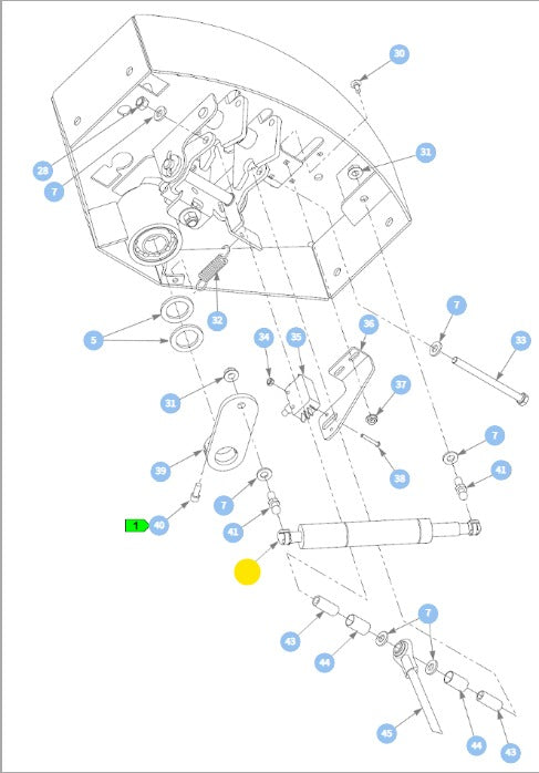 Hustler OEM 788349 Steering Damper Fits Hustler Trimstar Models.