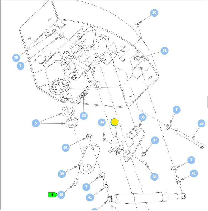 Hustler OEM 023002 Double Pole Brake Safety Switch Fits Hustler Trimstar Models.
