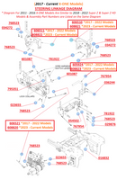 Hustler OEM 606510 Right-Side Steering Box (Left - Right as You Sit on the Operator Seat) Fits X-ONE (2017 - 2022 Models).