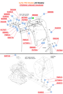 Hustler OEM 127569-1 Cable Mount Bracket Fits Hustler Surfer Pro Models.