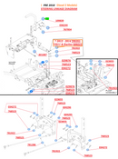 Hustler OEM 604296P Left-Side Steering Box Ass. (Left - Right as You Sit on the Operator Seat) Fits Super Z (2013 - 2017 Models), Super Z HD (2013 - 2017 Models), Diesel Z (All Models), Super 104 (2018 - 2022 Models).