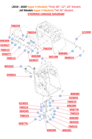 Hustler OEM 606368 Right-Side Operators Hydraulic Control Lever Fits Hustler Super S (All 36" Models and 2016 - 2020 48", 52", 60" Models), Super SF and Super 88 (All Models).