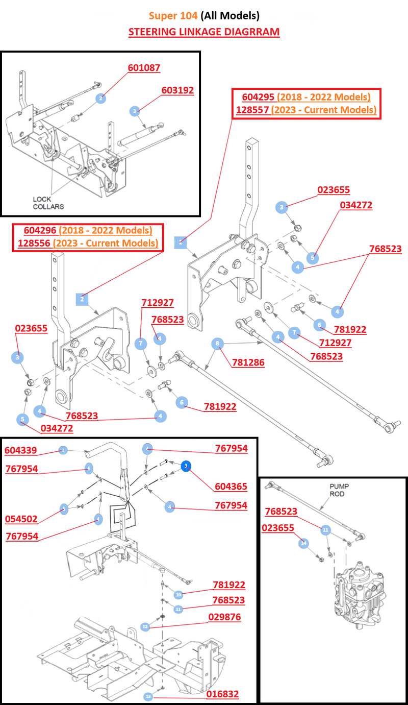 Hustler OEM 603192 Steering Damper Fits Hustler Super Z (Select 2023 -