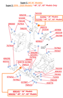 Hustler OEM 606303 Brake Pivot Link / Bracket Fits Hustler Super S (All 36" Models) and Super S (2016 - 2020 48", 52", 60" Models).