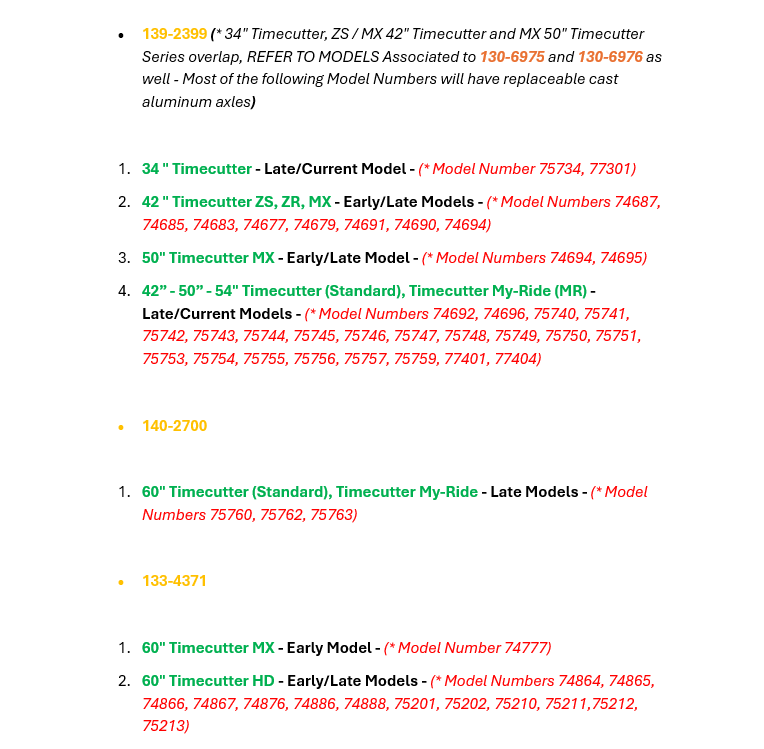 Toro OEM 140-2700 Cogged Hydraulic Drive Belt Fits Toro Late Model 60" Timecutter Standard and My-Ride (Models 75760, 75762, 75763).