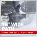 TORO 18" POWER CURVE 15 AMP Electric Snow Blower 38381