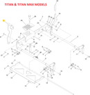 Toro OEM 145-6278-05 Mower Deck Foot Lift Assist Pedal - Black Havoc Color - Fits Toro Current 54", 60" Timecutter Max Models - Current 60" TITAN Max Model 76610 with I-Beam Framing (All Models with Havoc Black Paint Color Only).