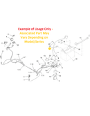 Toro OEM 147-2941 Red/Positive Battery Cable (8 Gauge Wire - 5/16" Eyelet/Bolt Whole - 1/4" Eyelet/Bolt Whole - Battery Post Cover) Fits Current Timecutter Max Models - Current Titan and Titan MAX Models (With I-Beam Framing).