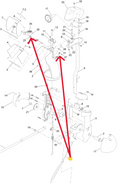 Toro OEM 138-0730 Snowblower Deflector Control Cable Fits Select Power Max HD and Power TRX Snowblower Models (Metal Chute).