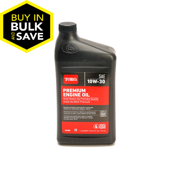 Toro OEM 38280 10W30 4-Cycle Engine Oil 32oz. Bottle