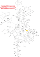 Toro OEM 110-0618 Clevis Pin Fits Toro Select Timecutter, GroundMaster Models and Select Bagger Models.