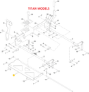 Toro OEM 145-6248-03 Mower Deck Pivot Pan Fits Toro Current 42", 50", 54", 60" Timecutter Max Models - Current 48", 54", 60" TITAN Standard and MyRide Models with I-Beam Framing.