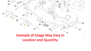 Toro OEM 104-0892 Anti-Scalp Wheel Spacer Fits Toro Timecutter HD Model - Titan 4800, 5400, 6000, X, XS, Z, ZX, MX, Standard, My-Ride Models - Titan Max Models - 60" Grandstand Standard, Multi-Force, Revolution Models - Proline Models.