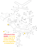Toro OEM 112-3977 Heavy-Duty Shoulder Bolt Fits Most Timecutter Z, ZS, ZX, MX, SS, SW, SWX, 4200, 5000, Standard, My-Ride Models - TITAN Z, ZX, MX Models - 60", 72" Grandstand HDX Models and More....