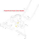 Toro OEM 120-9698 Carriage Bolt Fits Toro Select Recycler Walk behind Models - Select Power Clear, Powerlite, Power Max Models - Flex, E-Flex Flex-Force Models (1/4 x 1.75 - 20).