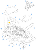 Hustler OEM 603422 Secondary Mower Deck Belt Fits Hustler 2011 - Current 72" Hustler Super Z and Super Z HD (Rear Discharge Models).