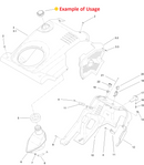 Toro OEM 138-3624 Fuel Cap Fits Select Quick Clear and Power Clear Snowblower Models.