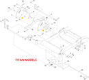 Toro OEM 127-3389-03 Lift Plate or Height of Cut Selection Plate Fits Toro Late Timecutter HD Models - Select Late Titan MX, ZX Models (With Tube Style Framing).