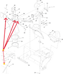 Toro OEM 130-9613 Snowblower Chute Deflector Control Cable Fits Select SnowMaster, Snow MAX, Snowthrower Models (Plastic Chute).