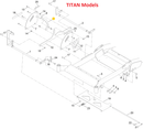 Toro OEM 127-3391 Height of Cut (HOC) Transport Latch/Lock Handle Fits Toro Select Late Timecutter HD Models - Late Titan X, XS, 4800, 5400, 6000, Standard, MyRide Models (With Tube Style Framing).