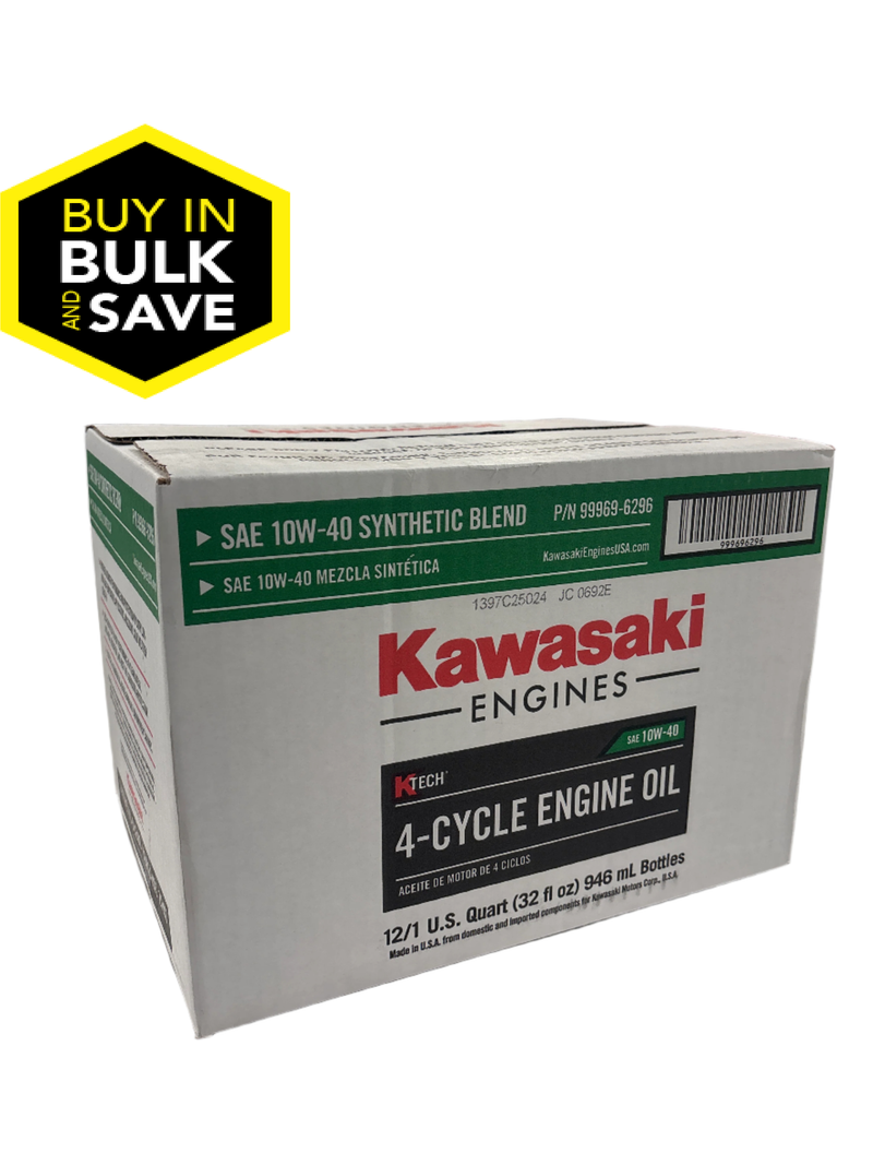 Kawasaki 4-Cycle 10W-40 Small Engine Oil 99969-6296