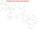 Toro OEM 138-7201 Step Spacer Fits Select Late Timecutter HD Models - Current/Late PROLINE Models - Current Grandstand Revolution Models.