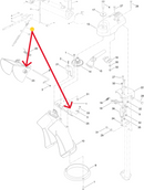 Toro OEM 131-6471 Snowblower Chute Deflector Control Cable Fits Select Standard Power Max Snowblower Models (Plastic Chute).