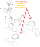 Toro OEM 108-4939 Snowblower Chute (Plastic) Select Single Stage Quick Clear, Power Clear and E-Power Clear Snowblower Models.