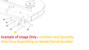 Toro OEM 138-7229 Anti-Scalp Spanner Tube Fits Late Timecutter HD Models - Current Titan and Titan MAX Models - Late Titan X, XS, 4800, 5400, 6000, Standard, My-Ride Models - Current PROLINE Models.