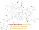 Toro OEM 701178 Seat Pan Spring Protector Cap Fits a Wide Range of Toro Timecutter, Timecutter Max, TITAN, TITAN MAX and Early Model Riding Tractors.
