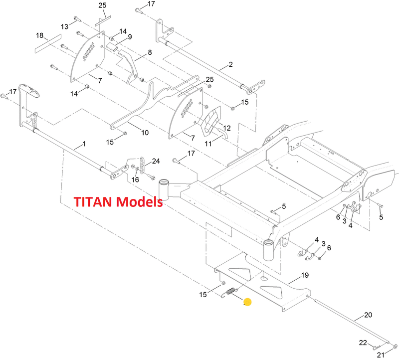 Toro OEM 115-9652 Tensioner Spring Fits Toro Select Late Timecutter HD