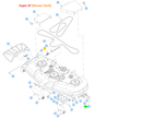 Hustler OEM 781302 Spring Fits FasTrak, X-ONE, X-RIDE, Super Z, Super Z HD, ATZ, Diesel Z, Super SF, Super 88, Super 104 and Super S.