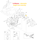 Toro OEM 120-7950 Pan Head Shoulder Torx-Screw Contains a Wide Range of Usages on a Wide Range of Toro Equipment (1/4 x 0.50 - 20).