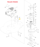 Toro OEM 120-9698 Carriage Bolt Fits Toro Select Recycler Walk behind Models - Select Power Clear, Powerlite, Power Max Models - Flex, E-Flex Flex-Force Models (1/4 x 1.75 - 20).