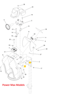 Toro OEM 120-9698 Carriage Bolt Fits Toro Select Recycler Walk behind Models - Select Power Clear, Powerlite, Power Max Models - Flex, E-Flex Flex-Force Models (1/4 x 1.75 - 20).
