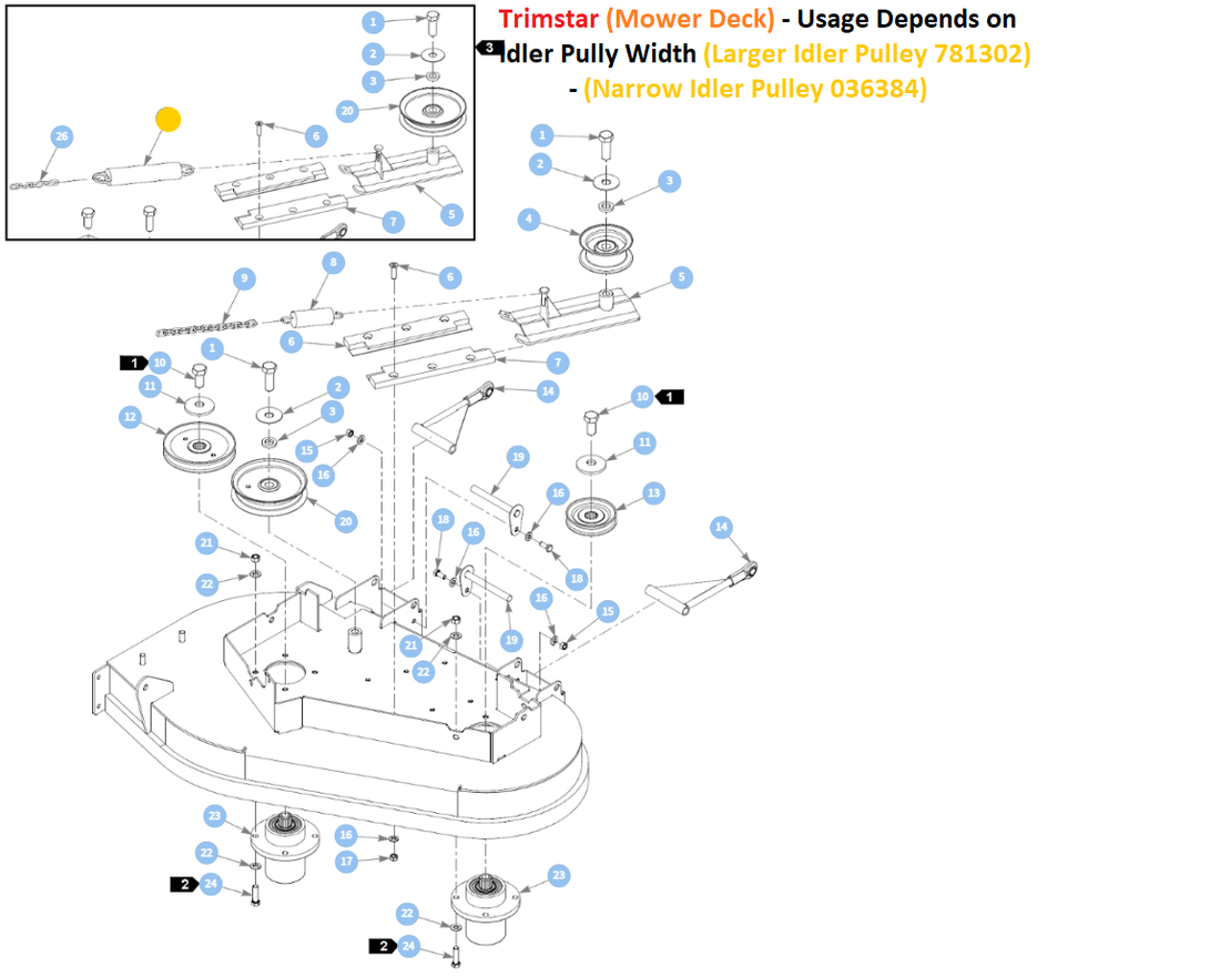 Hustler OEM 781302 Spring Fits FasTrak, X-ONE, X-RIDE, Super Z, Super