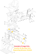 Toro OEM 52-7280 Thrust Washer Fits Select Toro Snowblower Models and Select Timecutter My-Ride Models.