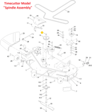 Toro OEM 3219-6 Metal Lock Nut Contains a Wide Range of Usages (3/8 - 18 Standard Thread).