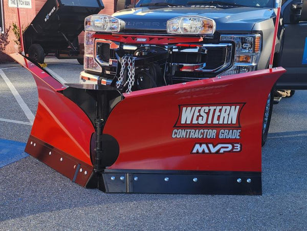 Western MVP 3 Poly 8-1/2 Winged V-Plow Ultramount Snow Plow